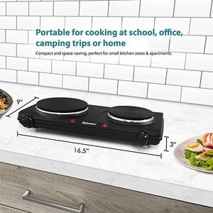 Brand new in box Elite Gourmet electric hotplate 2 burners